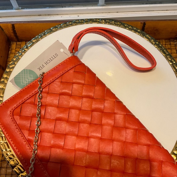 Lovely Burnt Orange Urban Expressions Kaili Woven Purse NWT - Picture 4 of 10